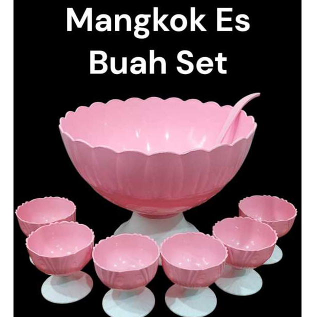Mangkok Es Buah / Mangkuk Buah Besar / Mangkok Es Buah Set