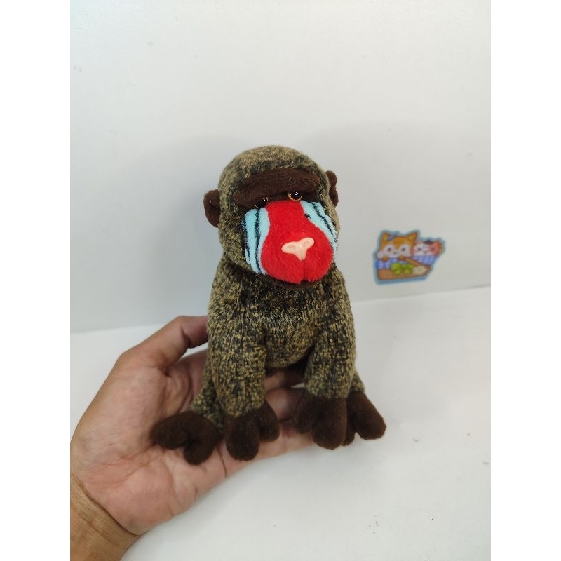 boneka monyet monkey baboon original ty beanie
