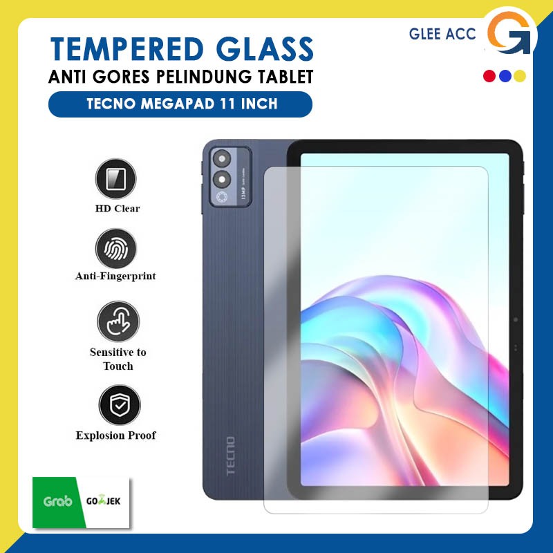 TECNO Megapad 11 Inch 2025 Protective Screen Tempered Glass Hydrogel Anti UV Anti SPY Bening Clear P