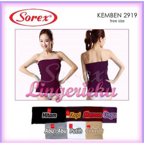 Sorex Kemben Panjang 2919  Tanpa CupSorex Kemben Panjang 2919
