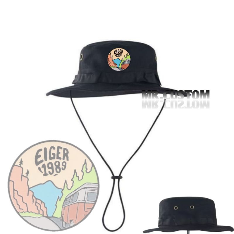 Topi Gunung Outdoor Premium/ Topi Rimba Adventure Brand Pria Wanita Dewasa