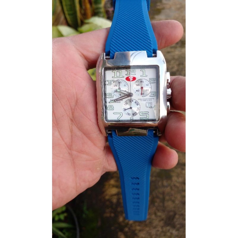 JAM TANGAN PRIA TIME FORCE CHRONOGRAPH ORIGINAL seken preloved