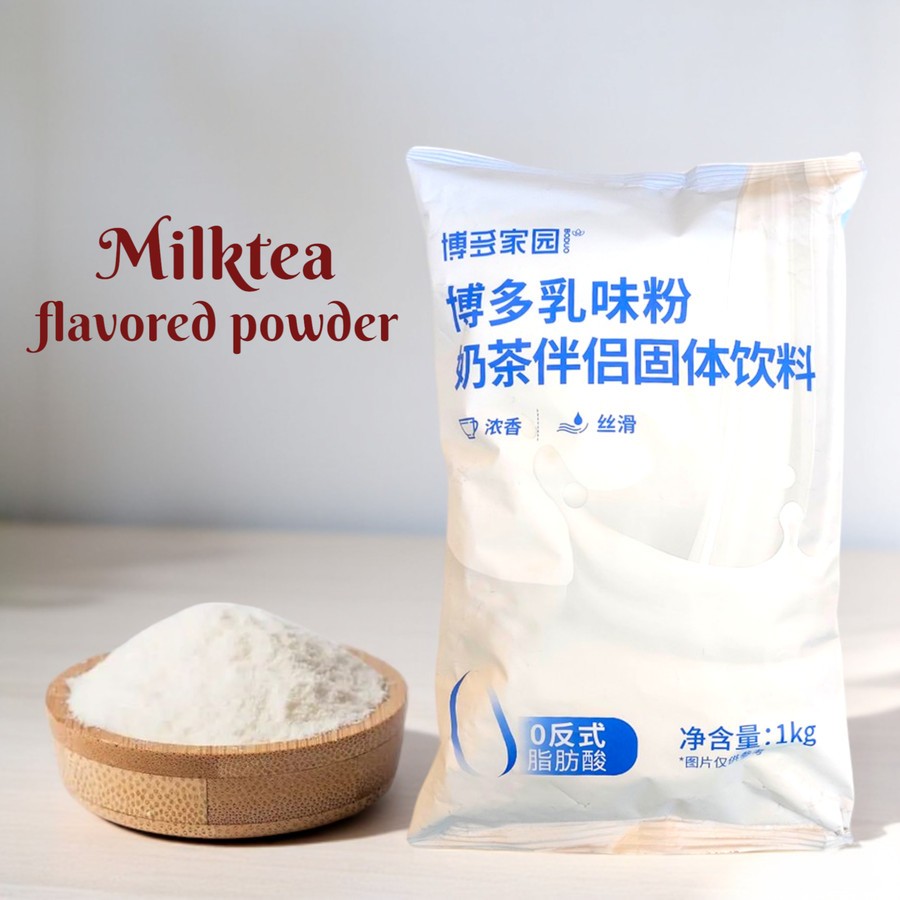 

Boduo Milk Tea Flavored Powder - Low Fat - Bubuk Creamer 1 kg