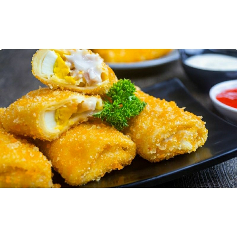 

RISOL MAYO, TELUR , SOSIS/BEEF (frozen food)