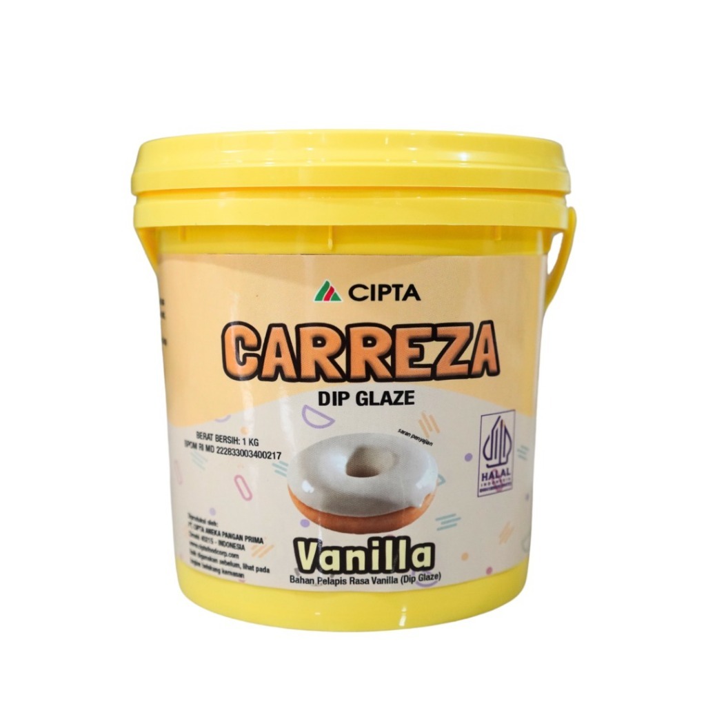 

Carreza Dip Glaze 1kg / 5kg All Variant Topping Donat Roti
