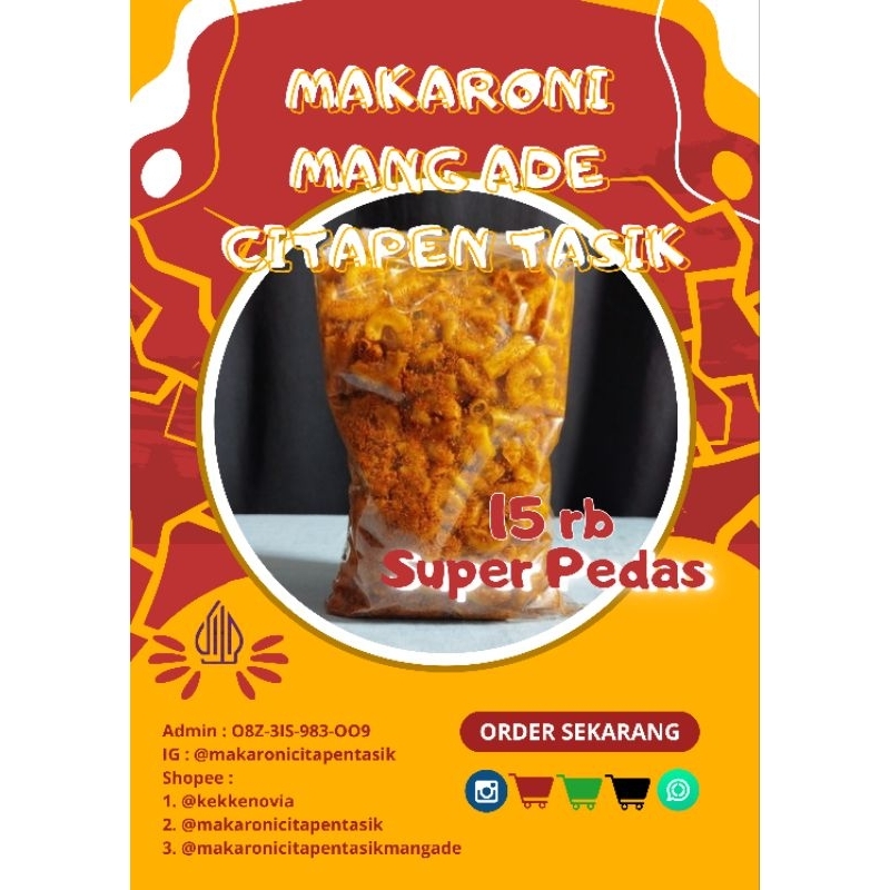

Makroni CITAPEN ASLI Tasik Mang Ade Makaroni Tasikmalaya