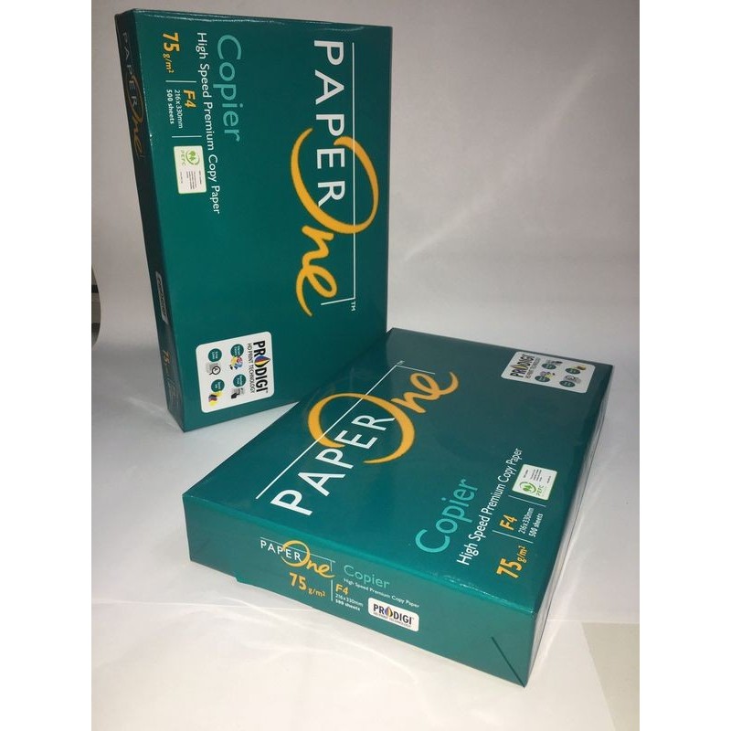 

kertas hvs f4 (folio) 75 gsm..merek paperone