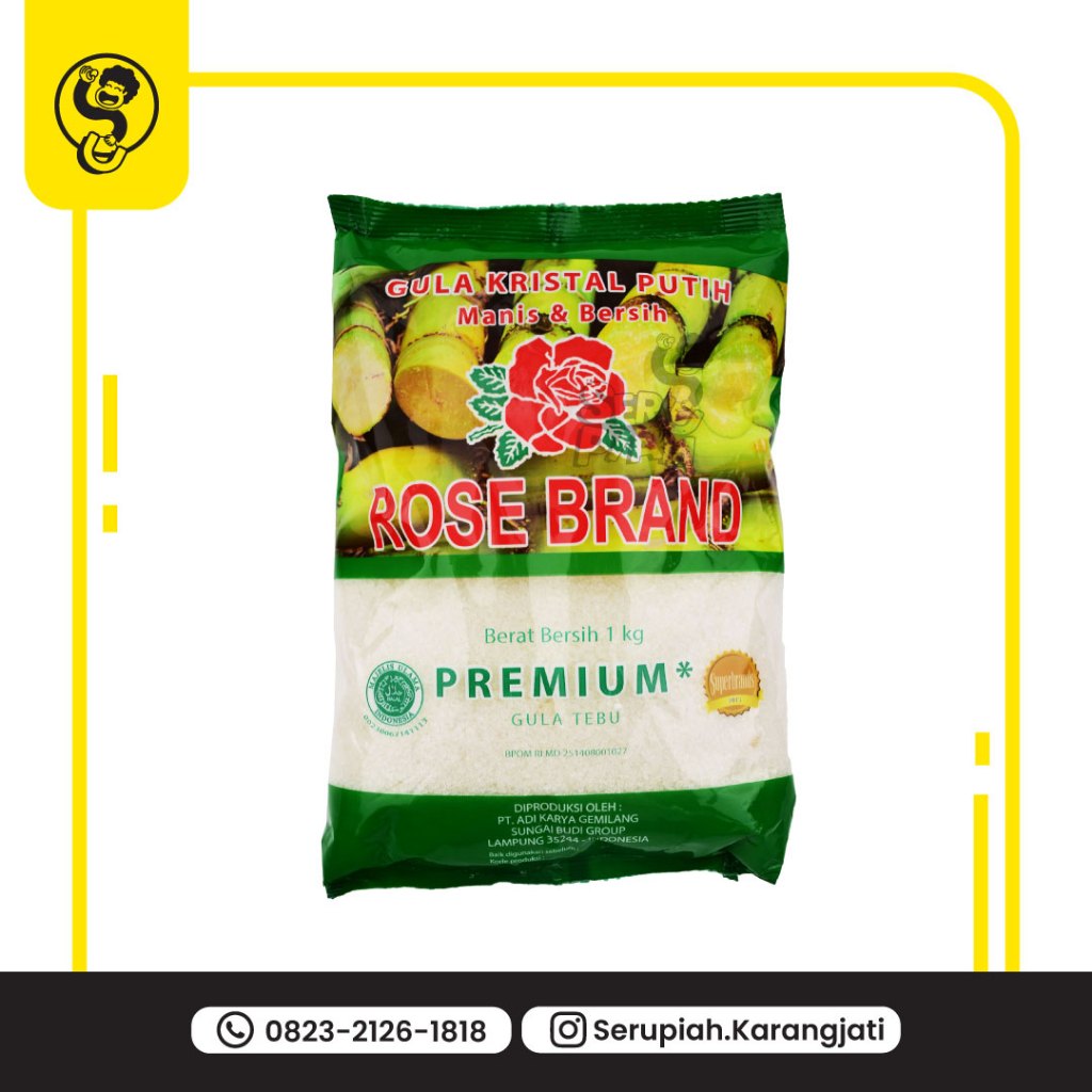 

Gula Pasir Rose Brand 1 Kg