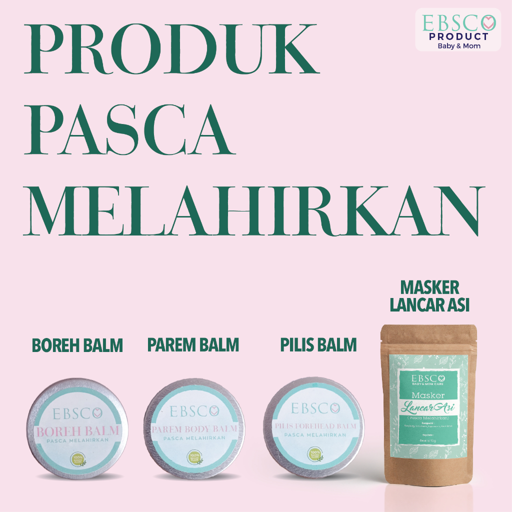 BOREH PAREM PILIS BALM EBSCO Tapel Pasca Melahirkan Body Mask Herbal Habis Bersalin Belly Binding