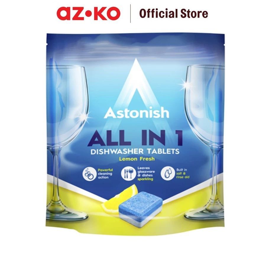 AZKO Astonish Set 42 Pcs All In 1 Dishwasher Tablet / Astonish Dishwasher Tablet