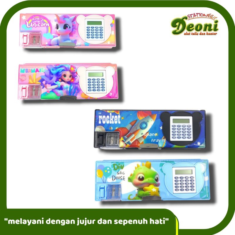 

Kotak Pensil Magnet + Kalkulator 4052/4053