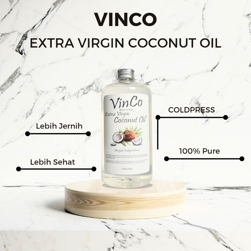 

Extra Virgin Coconut Oil EVCO Minyak Kelapa Murni 100% 500ml