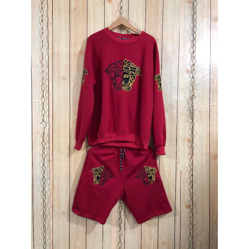 Oneset Sweater Brotshoot Unisek bahan fleece cotton gramasi 280