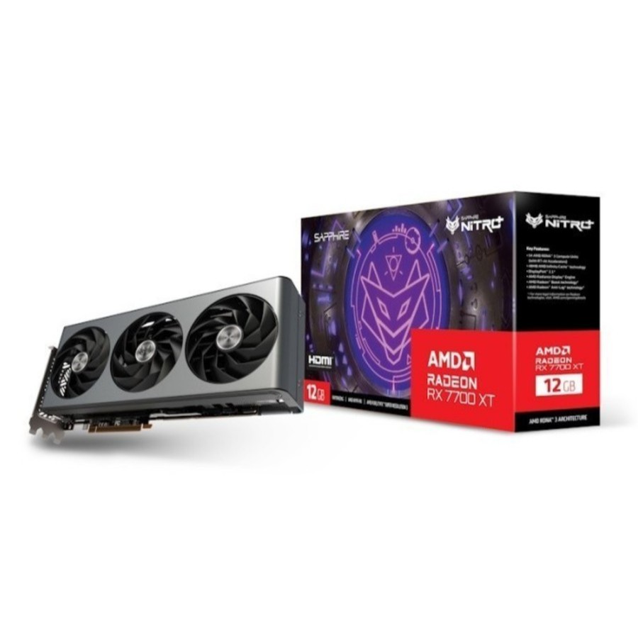Sapphire NITRO+ RX 7700 XT 12GB GDDR6 Gaming OC | VGA AMD Radeon 7700 XT