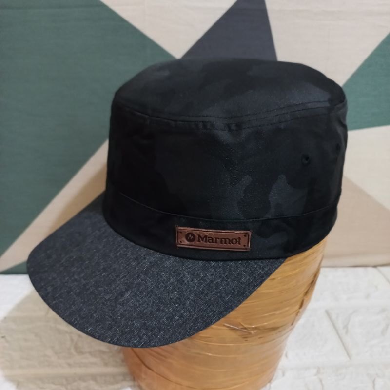 Topi Komando Original Topi Patrol Second Topi Camo Hitam stok 6741