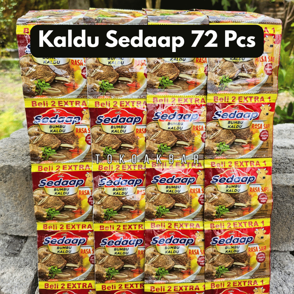 

72 SACHET KALDU SEDAAP 500AN (DPT 4RTG) GURIH LEZAT