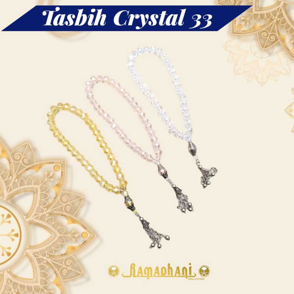 Tasbih Kristal Gelang 33 Tasbih Cantik