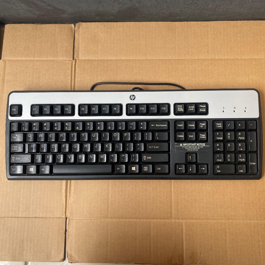 Keyboard Komputer HP Wired USB Original