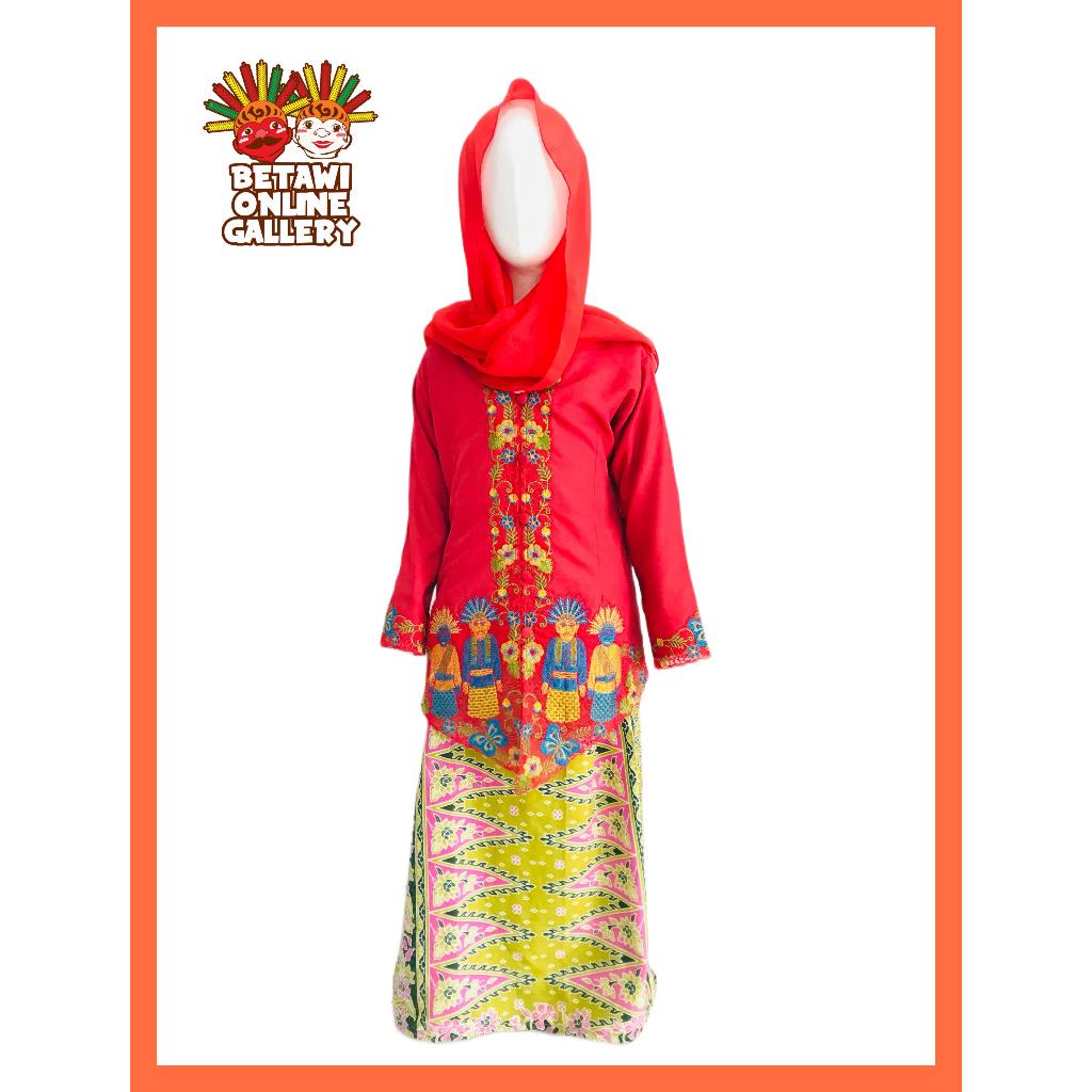Stelan Kebaya Anak / Kebaya Anak / Kebaya Encim Sadariah Anak / Paket Kebaya + Rok