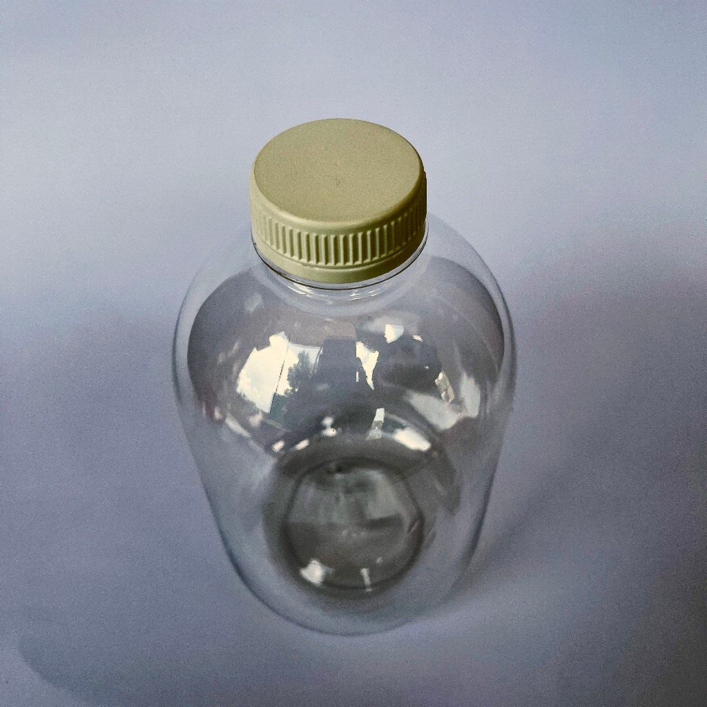 Botol Chuby / Botol Kale Gendut /  Botol SKLB 1 Liter 48 gram / Botol Plastik / Botol Kopi
