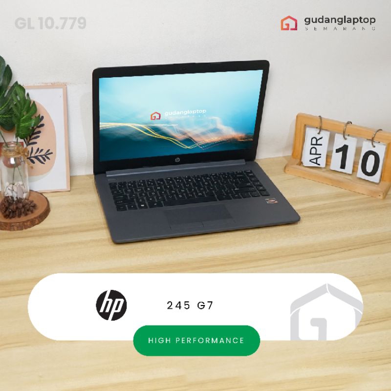 HP 245 G7 AMD Ryzen 3 - 3300U 4/256 Radeon Vega 6 Graphics 14 inch HD Ultra Slim | GL10779
