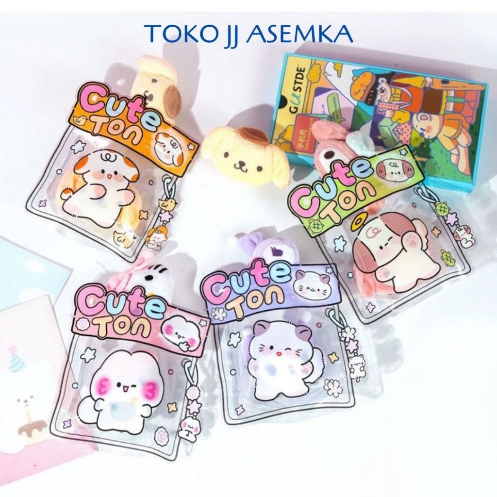 PLASTIK ZIPPER POUCH GAMBAR CUTE TON KANTONG GOODIEBAG PERLENGKAPAN PESTA ULANG TAHUN MURAH GROSIR