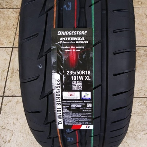 FREE PASANG Bridgestone Potenza RE003 235/50 R18