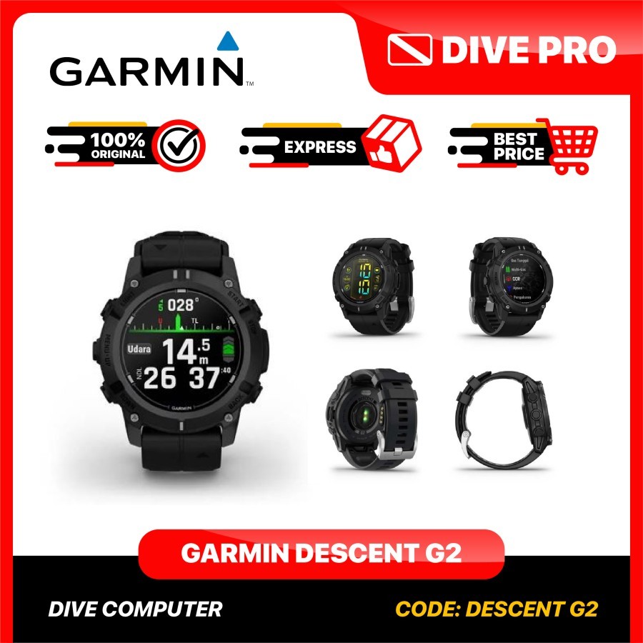 Garmin Descent G2 Jam Tangan Selam