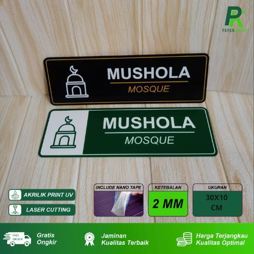 

Akrilik Musholla Penunjuk Arah