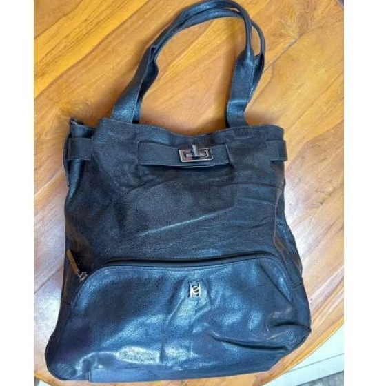 KD1328 Tas Kulit Asli Glossy Soft Leather Preloved H by Ekatrina tanpa talpan