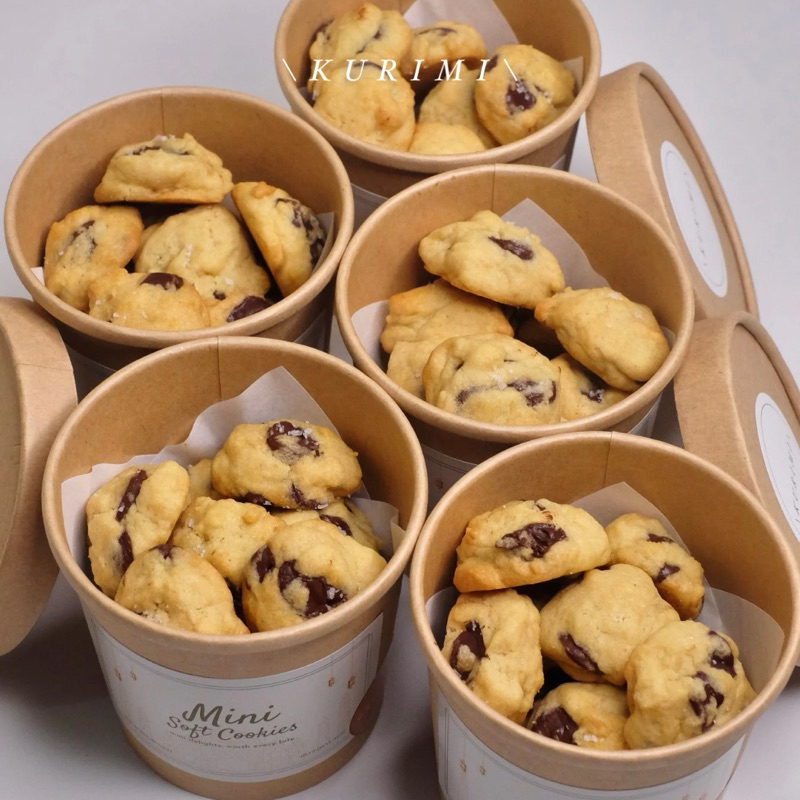 Mini Soft Cookies in Cup | KURIMI DESSERT