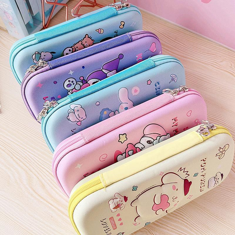 

SANRlO Pencil Case Eva Kotak Tempat Pensil Banyak Sekat Lucu