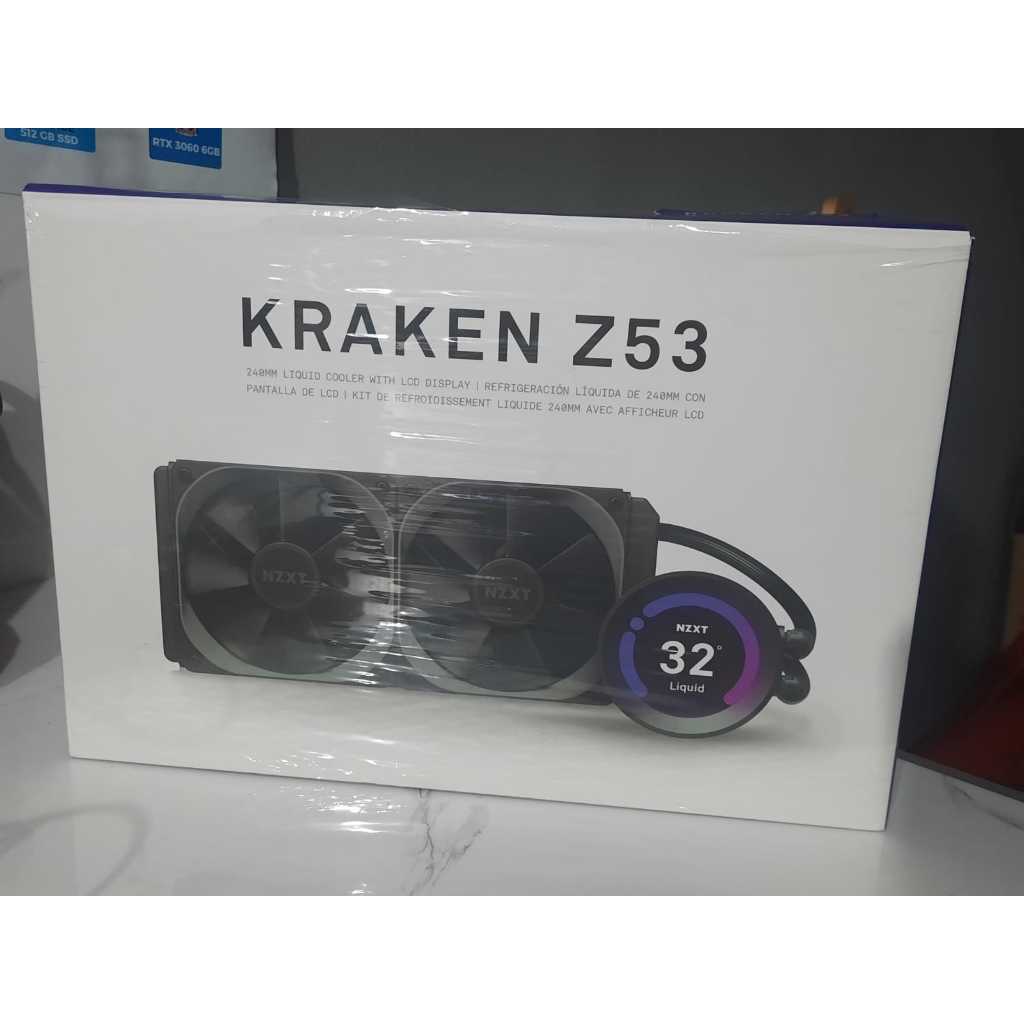 NZXT Kraken Z53 RGB I Z63 RGB I Z73 RGB - LCD AIO Liquid CPU Cooler - Kraken Z53 RGB
