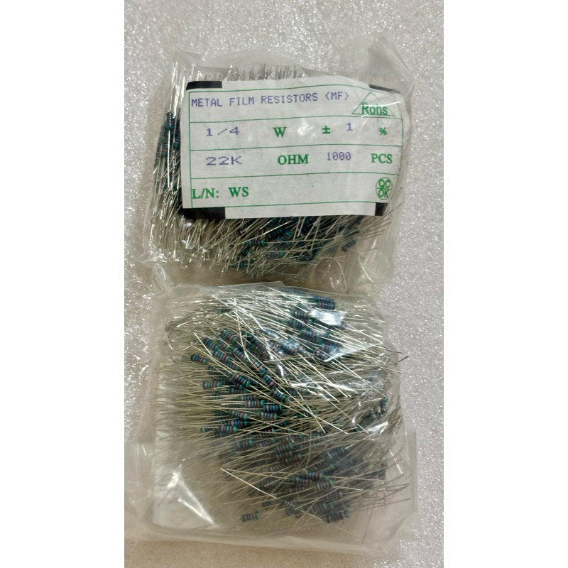 Resistor 22 K 1/4 watt / resistor 22k