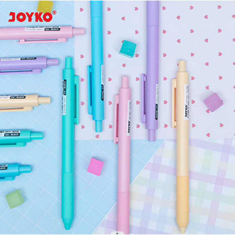 

Gel Pen Pulpen Pena Joyko GP-367 Yoi Gel 0.5 mm (1 PCS) - Pulpen Gel Pen Klik 0.5 MM Hitam