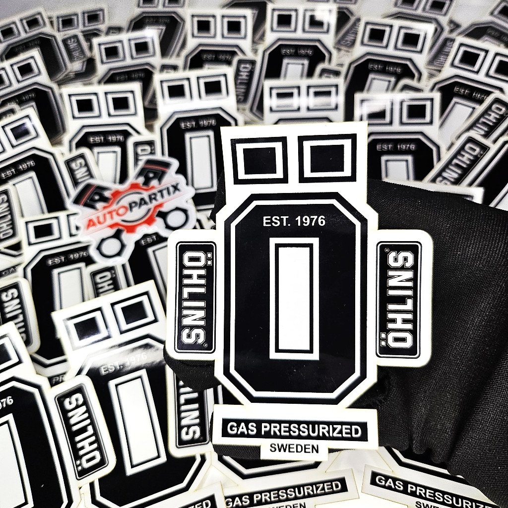 STICKER SHOCK STIKER SHOCKBREAKER USD OHLINS O SET FORK UPSIDE TRANSPARAN CRF KLX DTRACKER WR KTM YZ