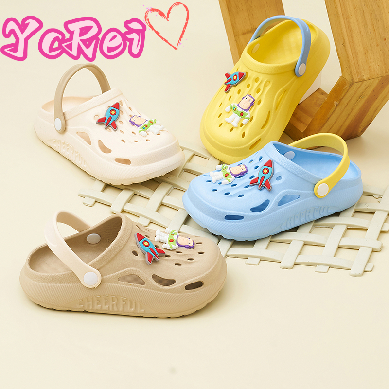 YcRei2025Sandal Karet Anak Laki-laki Sandal Pola Kartun EVA