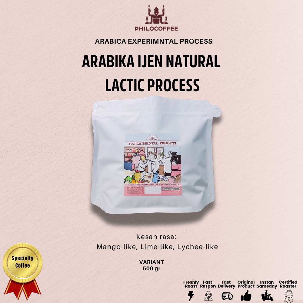 

Biji Kopi Arabika Ijen Natural Lactic Process 500g | Ijen Lestari