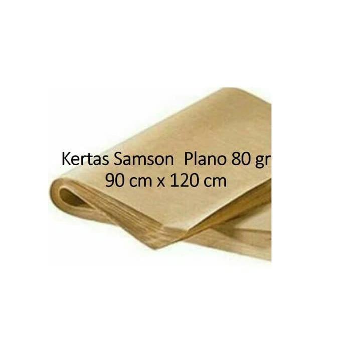 Kertas Samson Plano / Kertas Kraft / Sampul Coklat