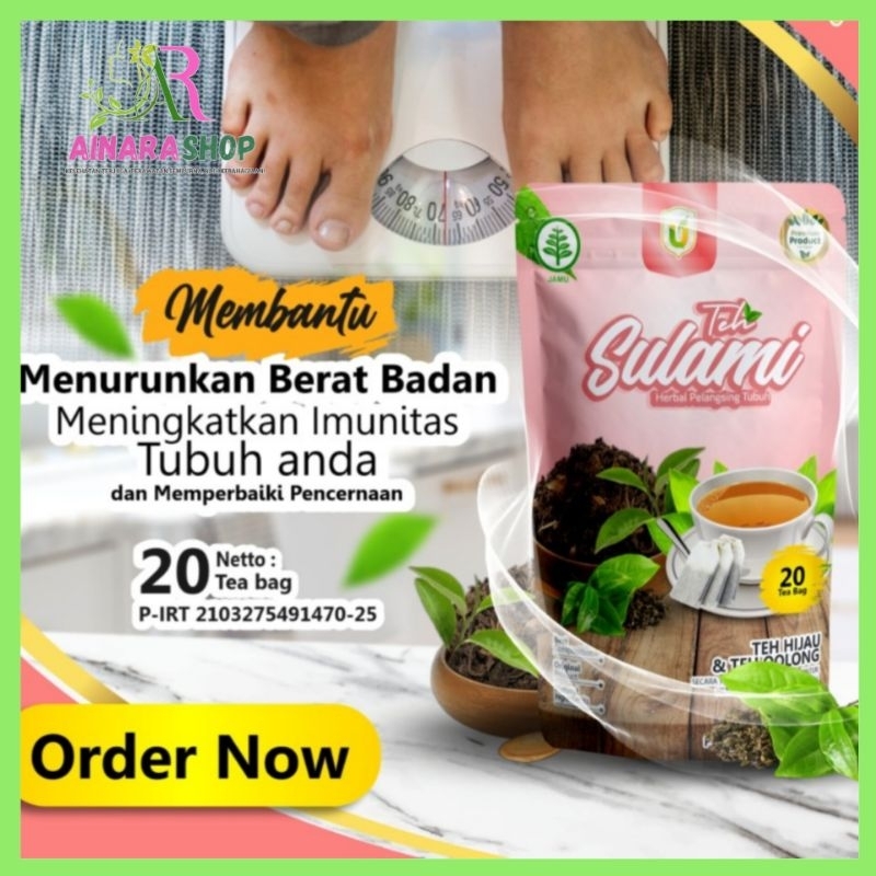 

Usybah Tea Sulami Herbal Pelangsing Tubuh | Turunkan Berat Badan Original