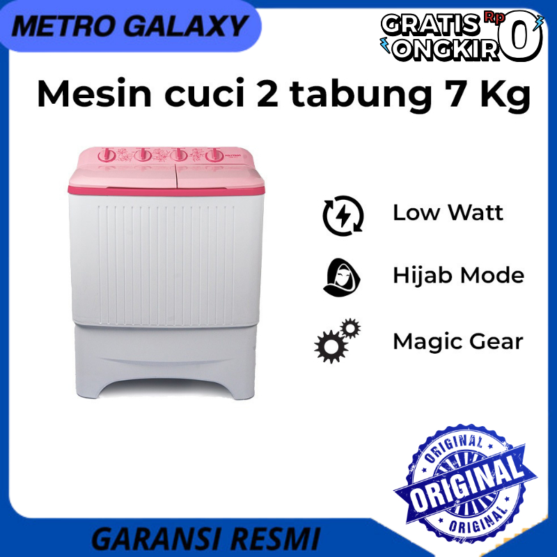 MESIN CUCI POLYTRON 7 KG 2 TABUNG 7073/FREE ONGKIR BANDAR LAMPUNG