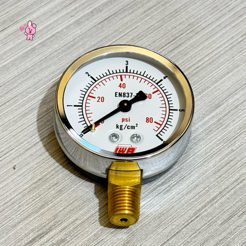 Manometer Boiler Setrika Uap / Meteran Tekanan Boiler Setrika Uap