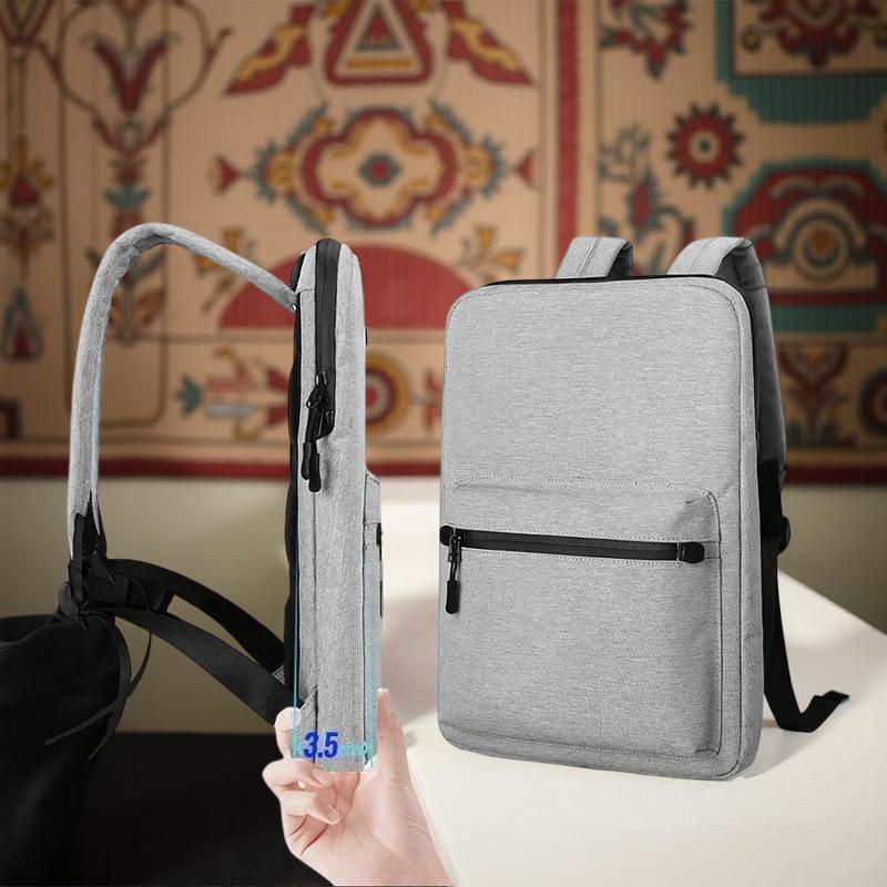 TAS RANSEL LAPTOP TIPIS PRIA SOFTCASE BACKPACK MULTIFUNGSI