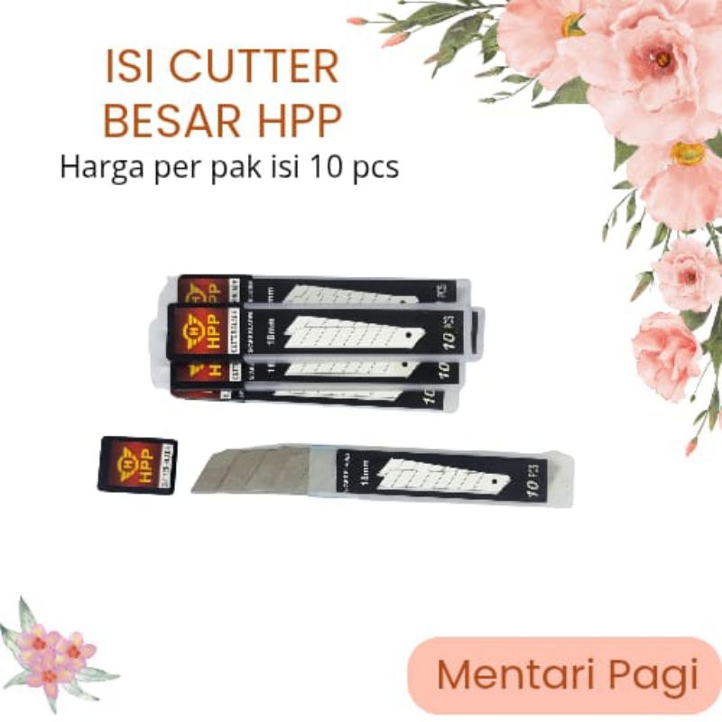 

(10pcs) Isi Cutter Besar / Refill refil isi Cutter Besar HPP