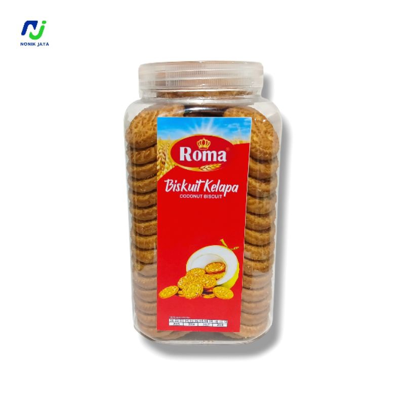 Brothoaly ( Biskuit Toples ) Roma Kelapa Biskuit Toples/Coconut Biscuit Toples@615Gr