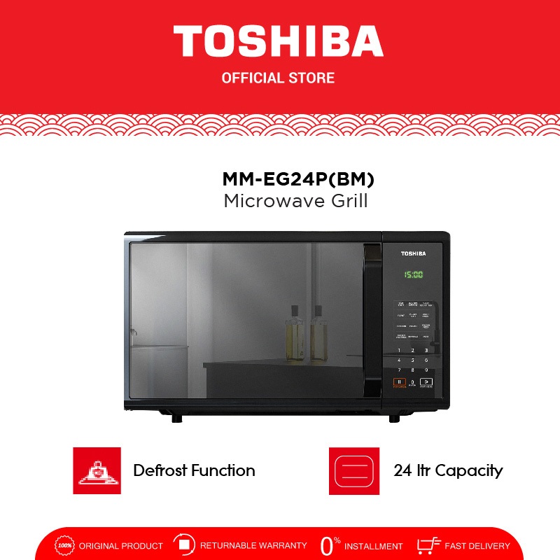 Toshiba Microwave Grill MM-EG24P(BM) Kapasitas 23L