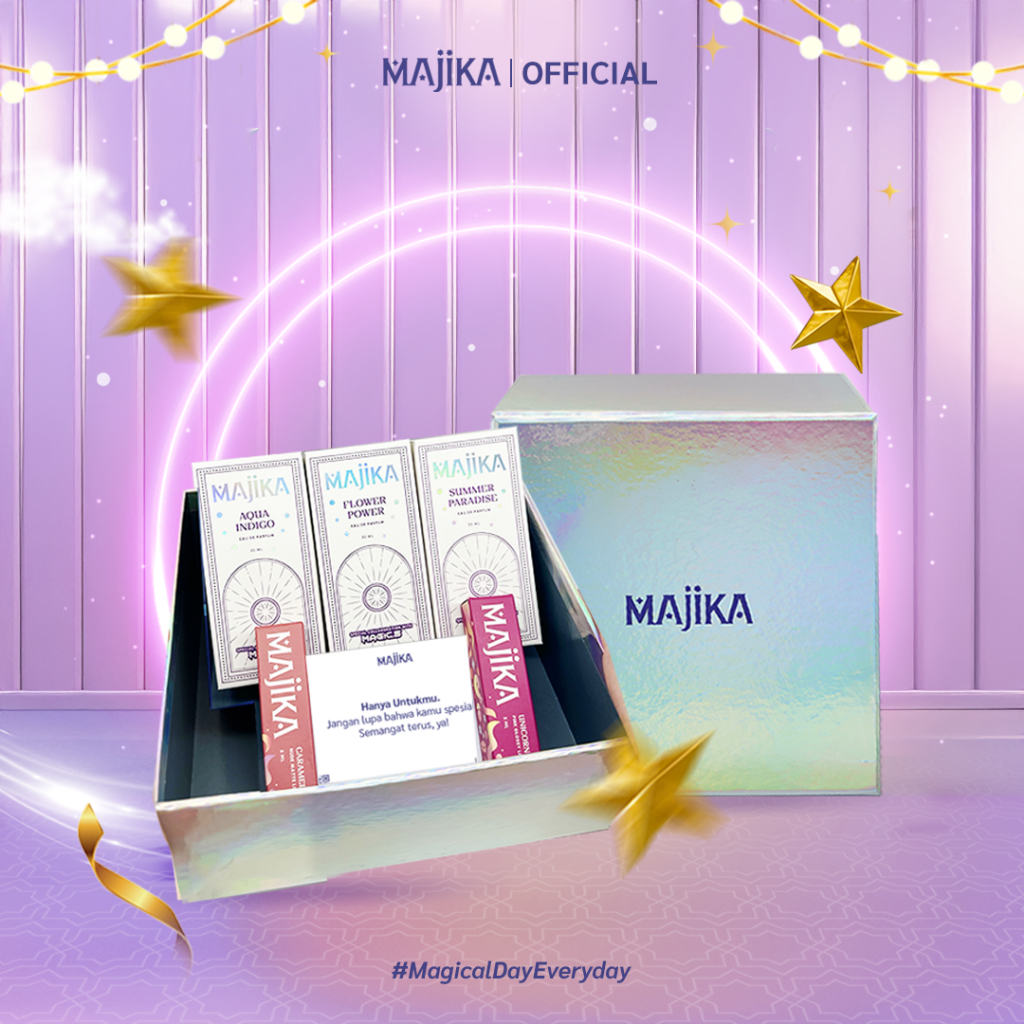 MAGIC5 x MAJIKA Infinity Set Gift Box |KADO ULANG TAHUN|HANYA UNTUKMU|SELAMAT | [3 Eau de Parfum + 2