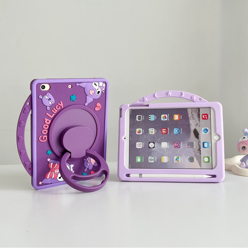 Asmara Home Case Kuromi Astronot For Xiaomi Pad 7 / Xiaomi Pad 7 Pro 11.2 Inch Soft Case Motif