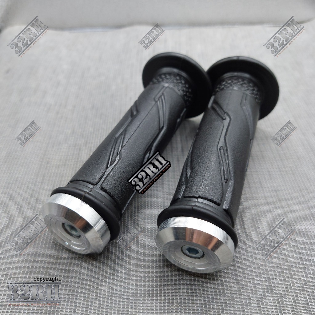 handgrip yamaha mio + jalu stang spiral chrom thailand bisa semua motor