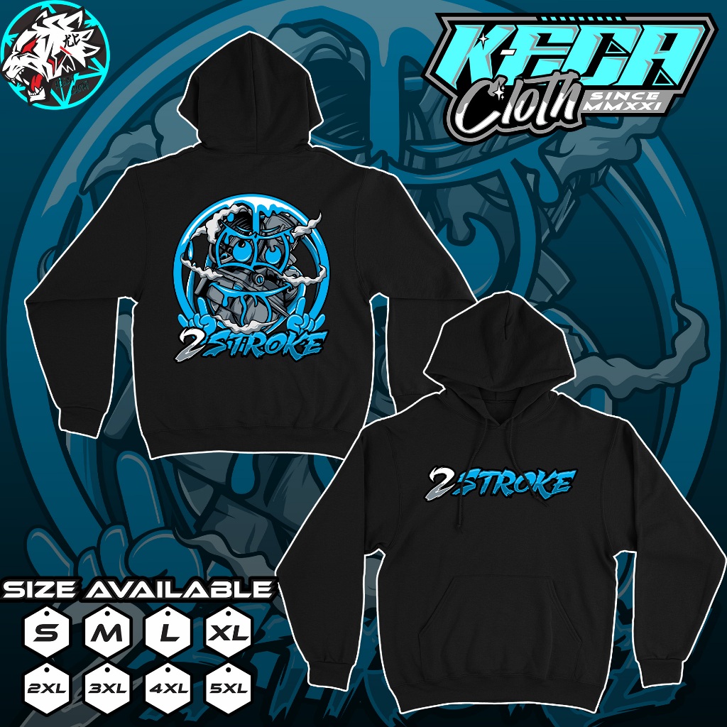 Jaket Hoodie 2 Stroke Karburator - Two Stroke Racing - Hodie Motor 2 Tak 2Stroke Fiz R Ninja Yamaha 